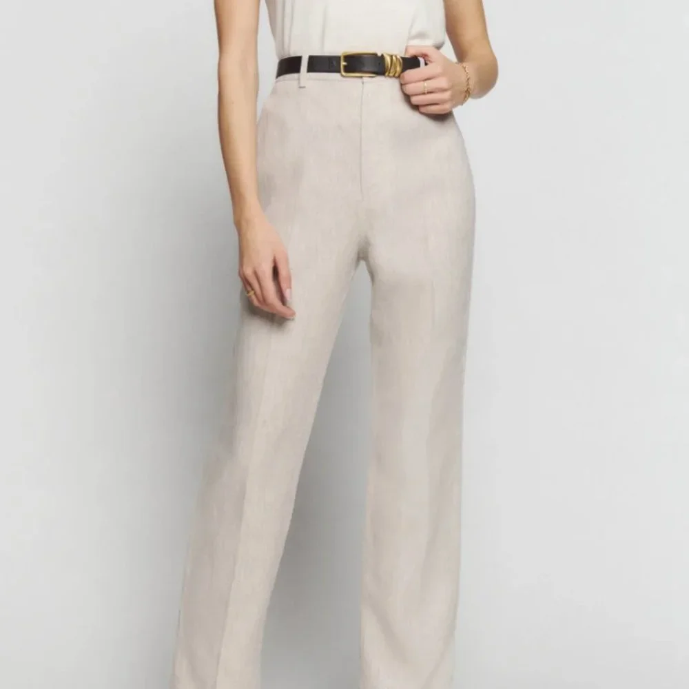 NWT Reformation Freddie Linen Pant